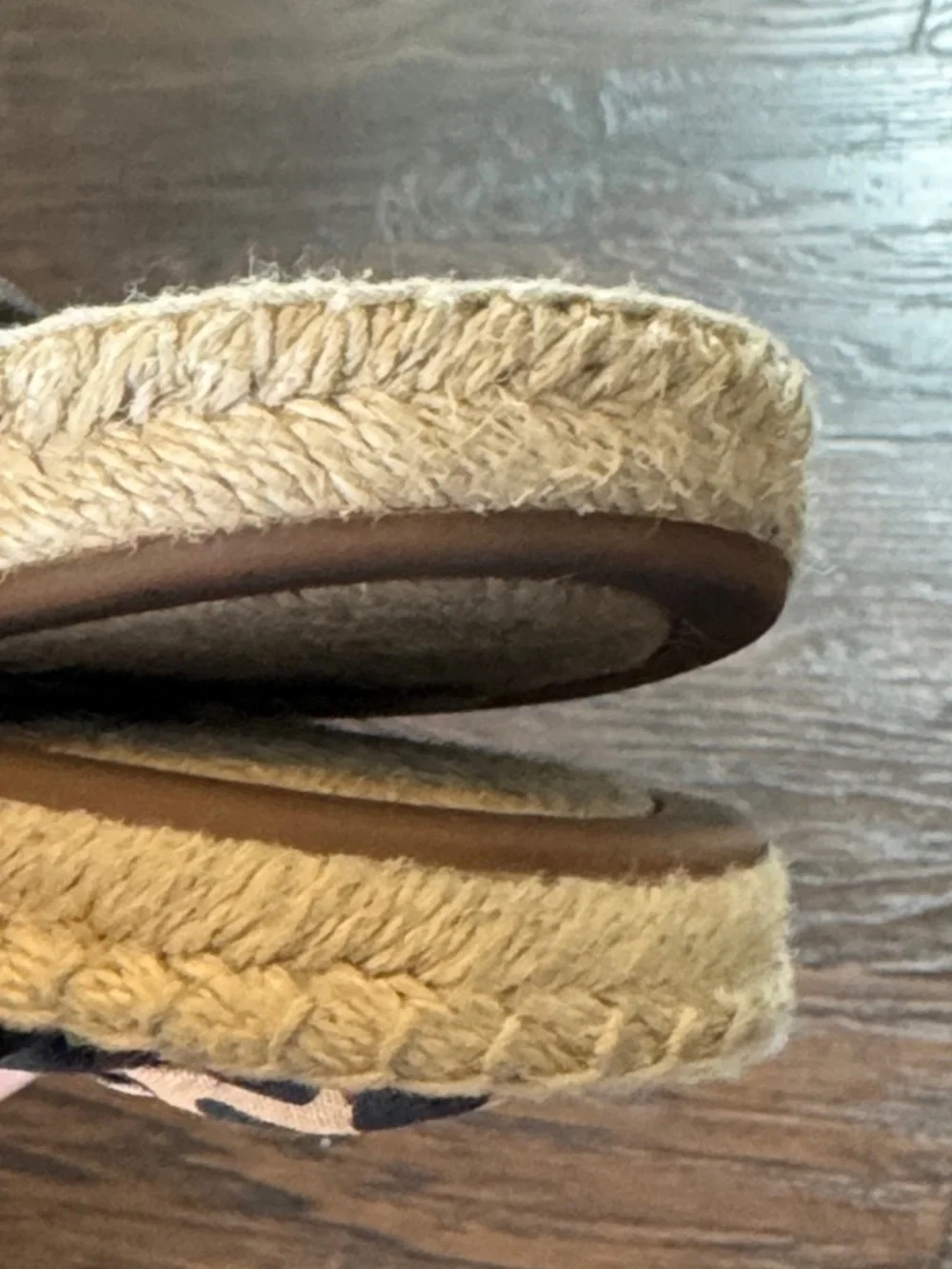J. Crew Leopard Print Knotted Espadrille Slide Sandals - Brown and Black